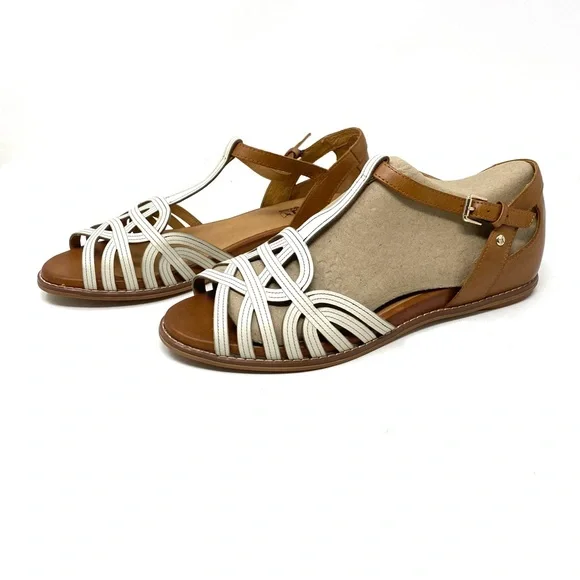 PIKOLINOS Talavera W3D-0668C1 Nata Sandals Women’s 42 New | Leather T-Strap - Picture 2 of 7